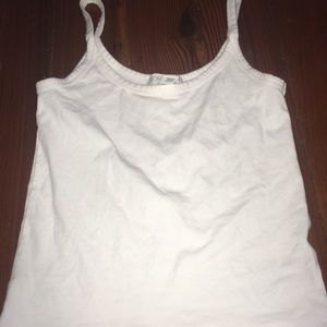 Forever21 White Crop Tank Top NWOT